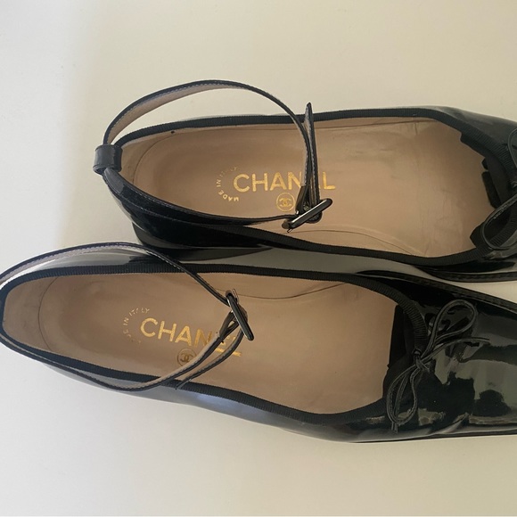 Chanel vintage interlocking CC Ballet Flats - Picture 5 of 6